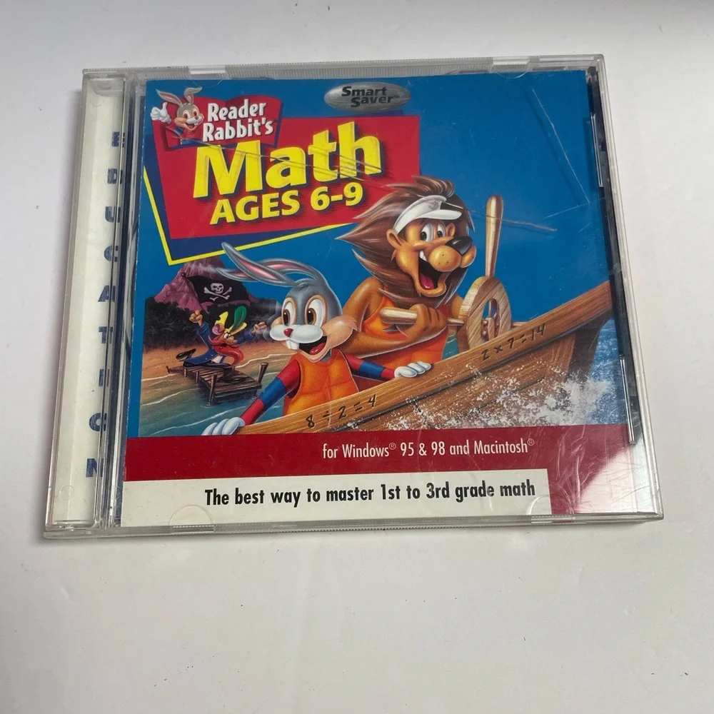 Reader Rabbit Math 6-9 PC CD Rom - Picture 1 of 2